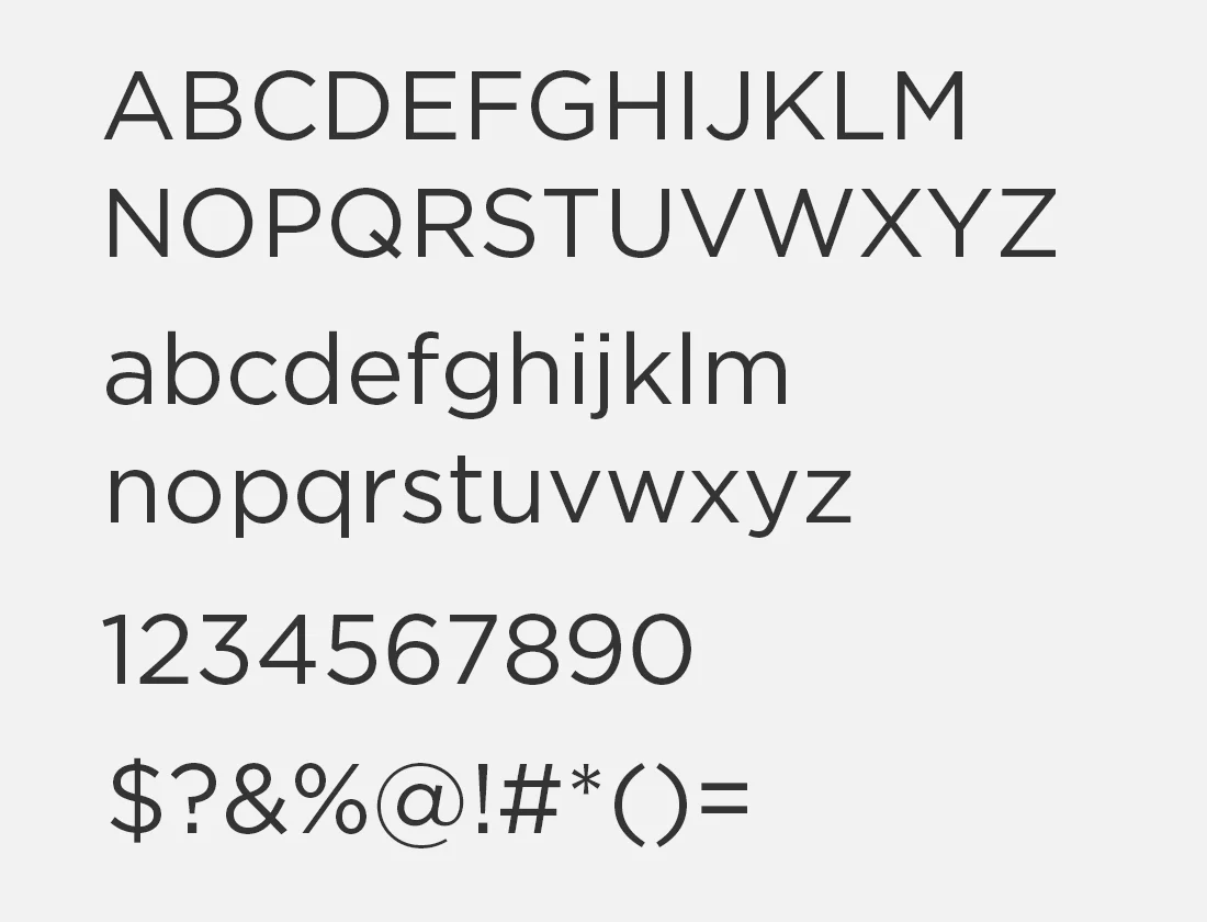 Gotham Font preview 2