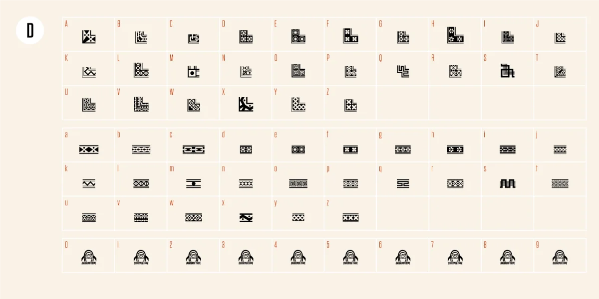 Gothic Extras Font Family preview 8
