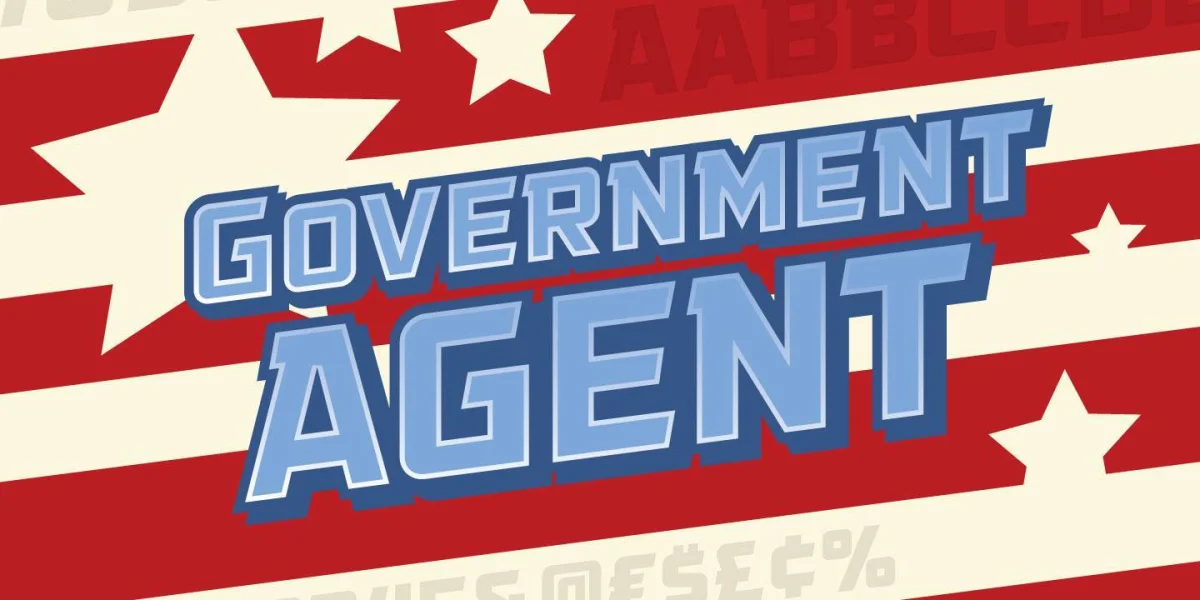 Government Agent BB Font Family