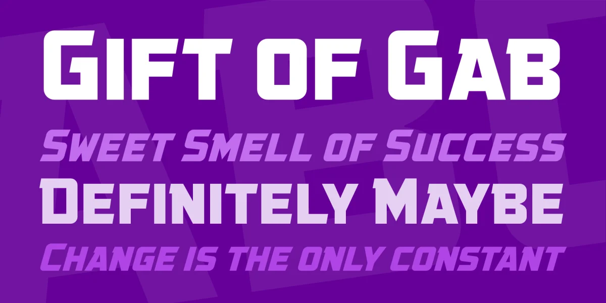 Government Agent BB Font Family preview 2