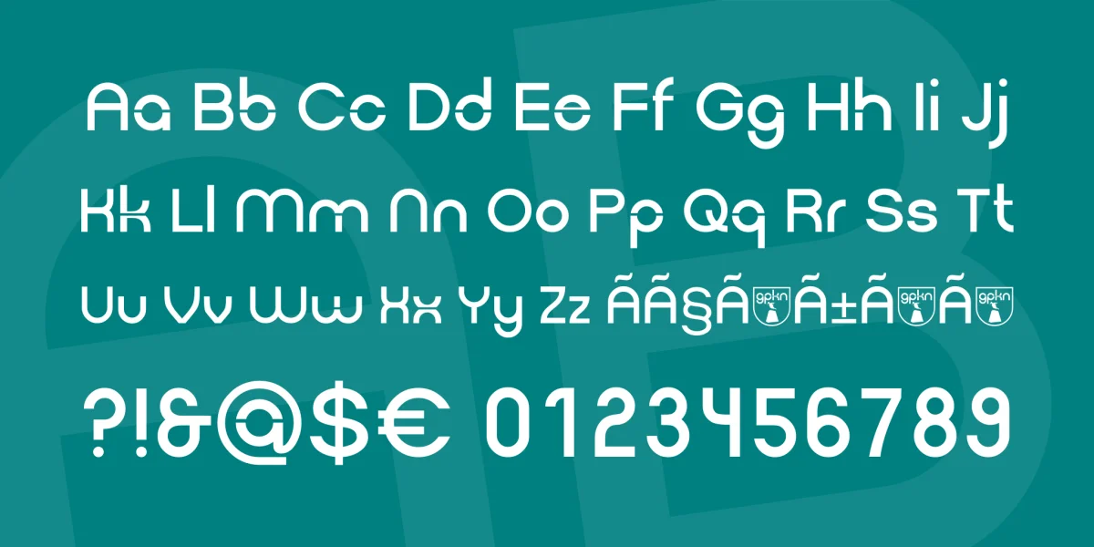 gpkn Font preview 5