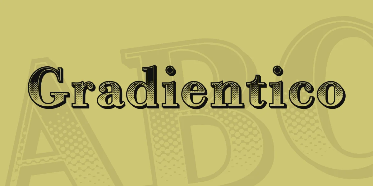 Gradientico Font Family