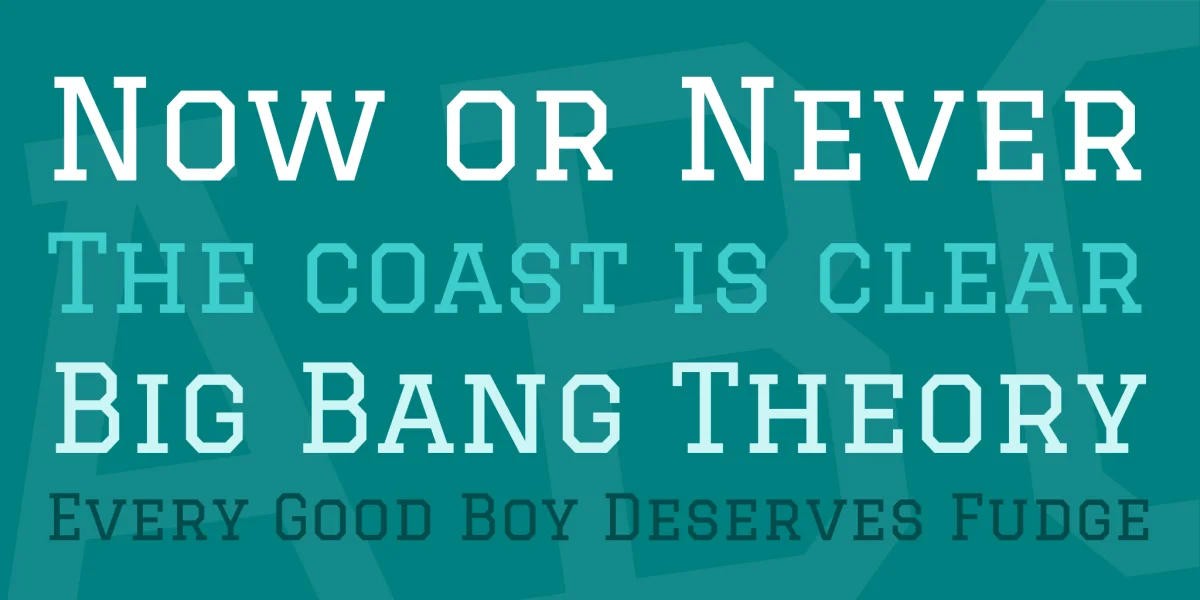 Graduate Font preview 3