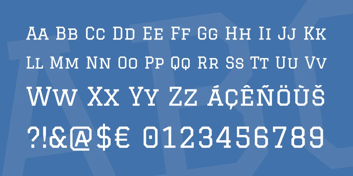 Graduate Font preview 4