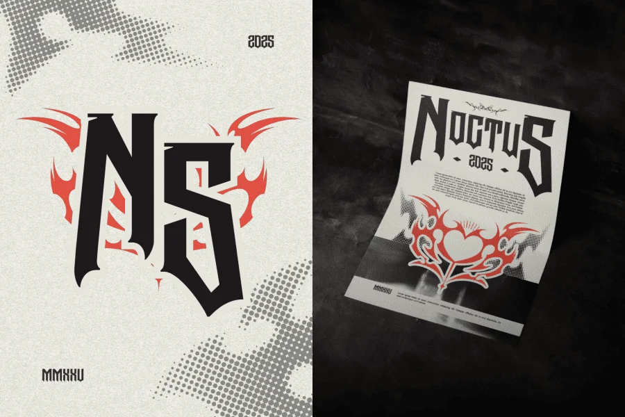 Graen Metal Font preview 10