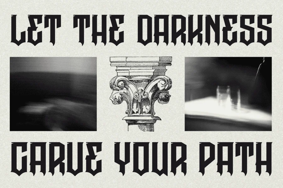Graen Metal Font preview 13