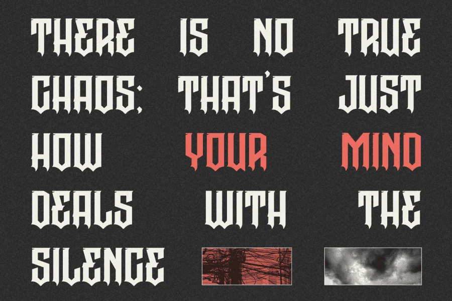 Graen Metal Font preview 15