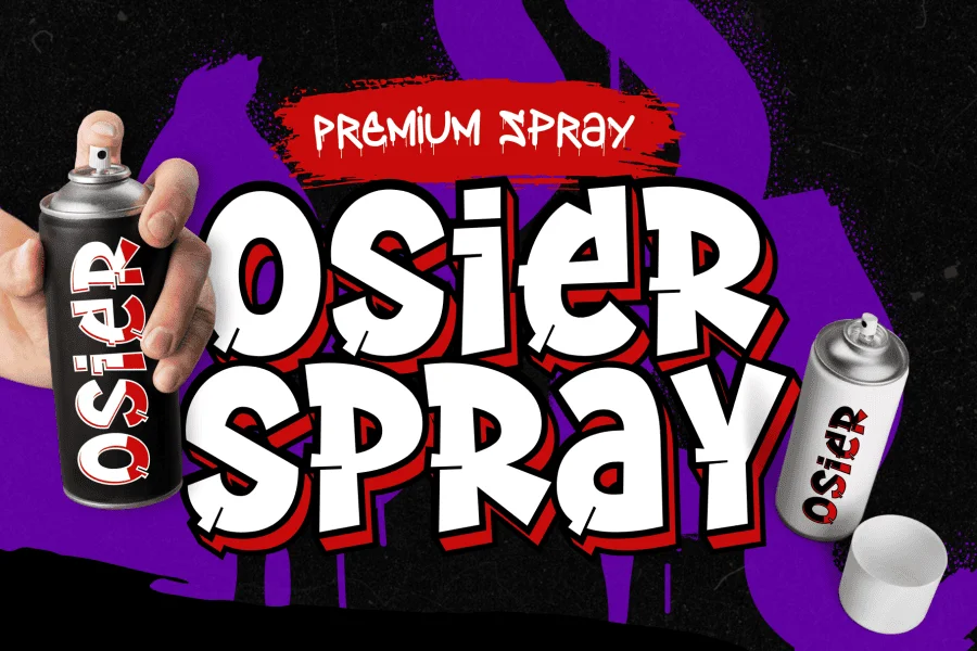 Graffiti Stream Extrude Font preview 4