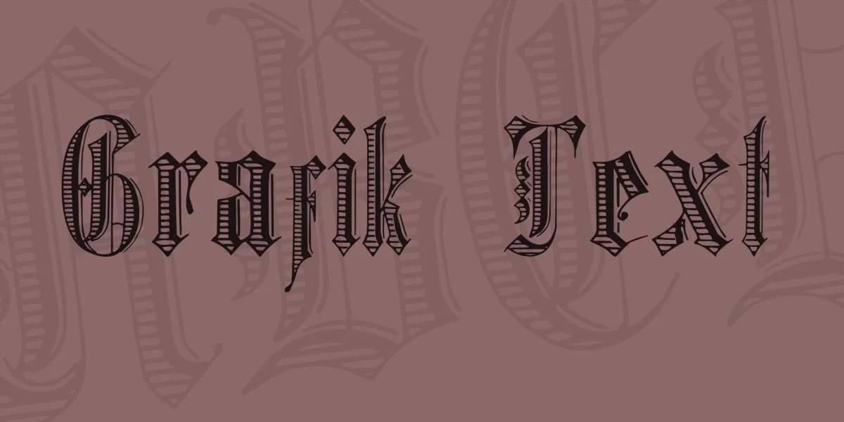 Grafik Text Font