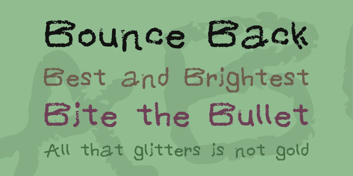 Grafipaint Font preview 2