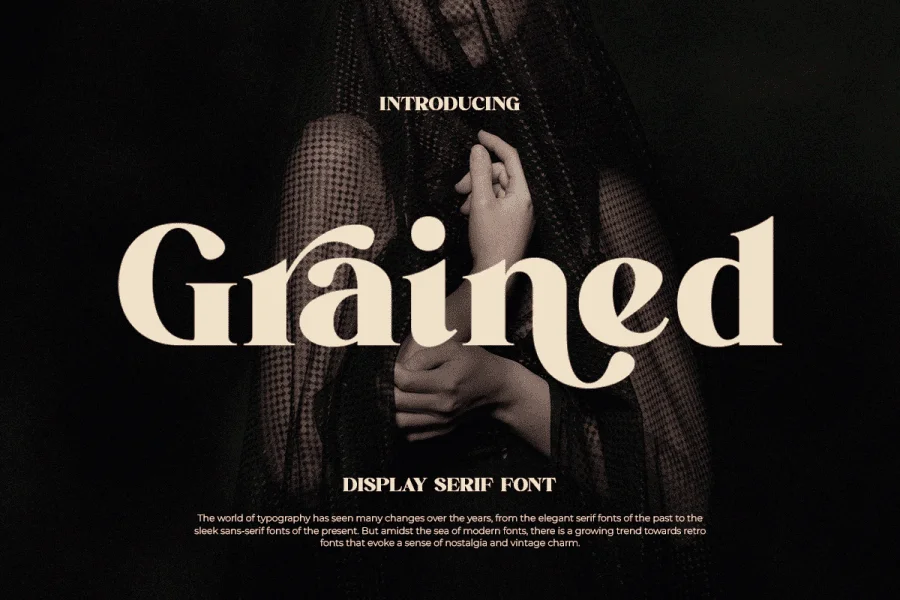 Grained Font