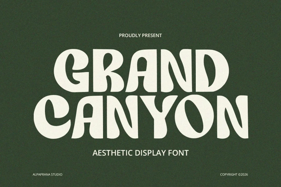 Grand Canyon Free Font preview 2