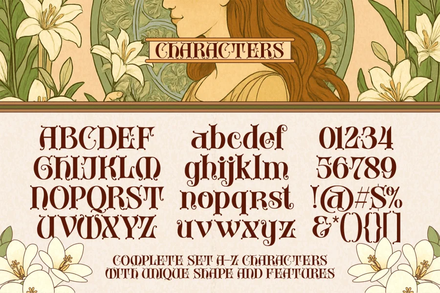 Grand Malon Font preview 5