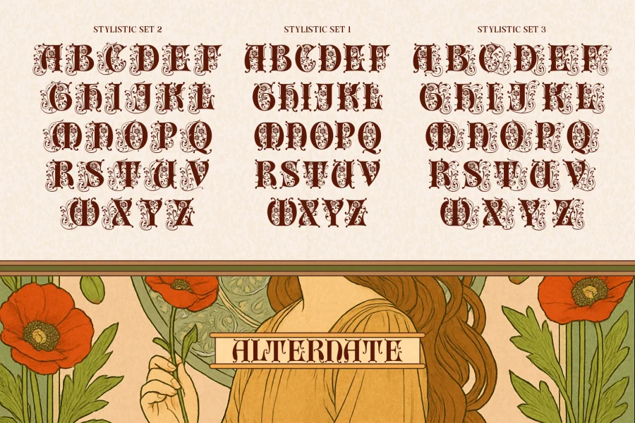 Grand Malon Font preview 7