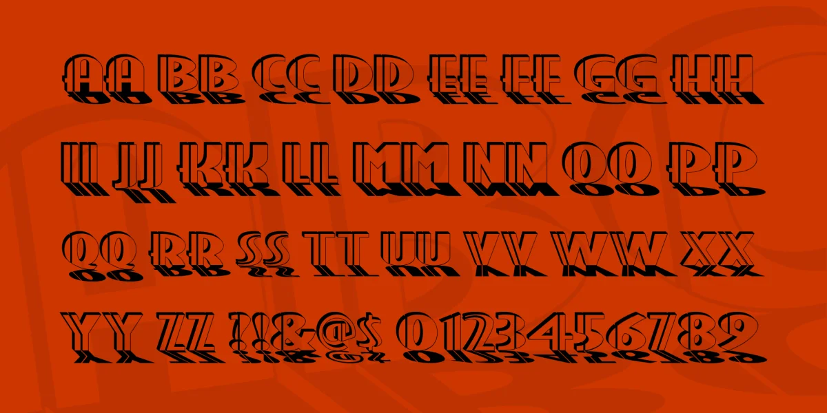 Grand Prix Font preview 2