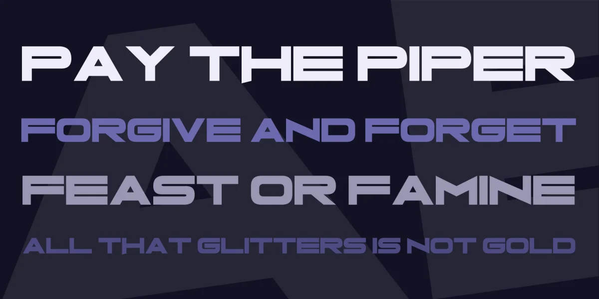 Grandma's Television Font preview 2