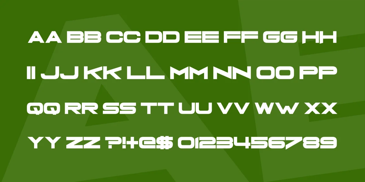 Grandma's Television Font preview 3