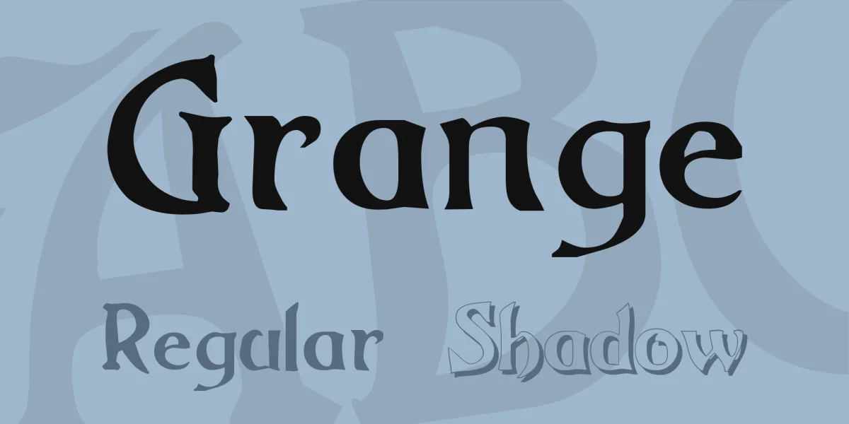 Grange Font Family