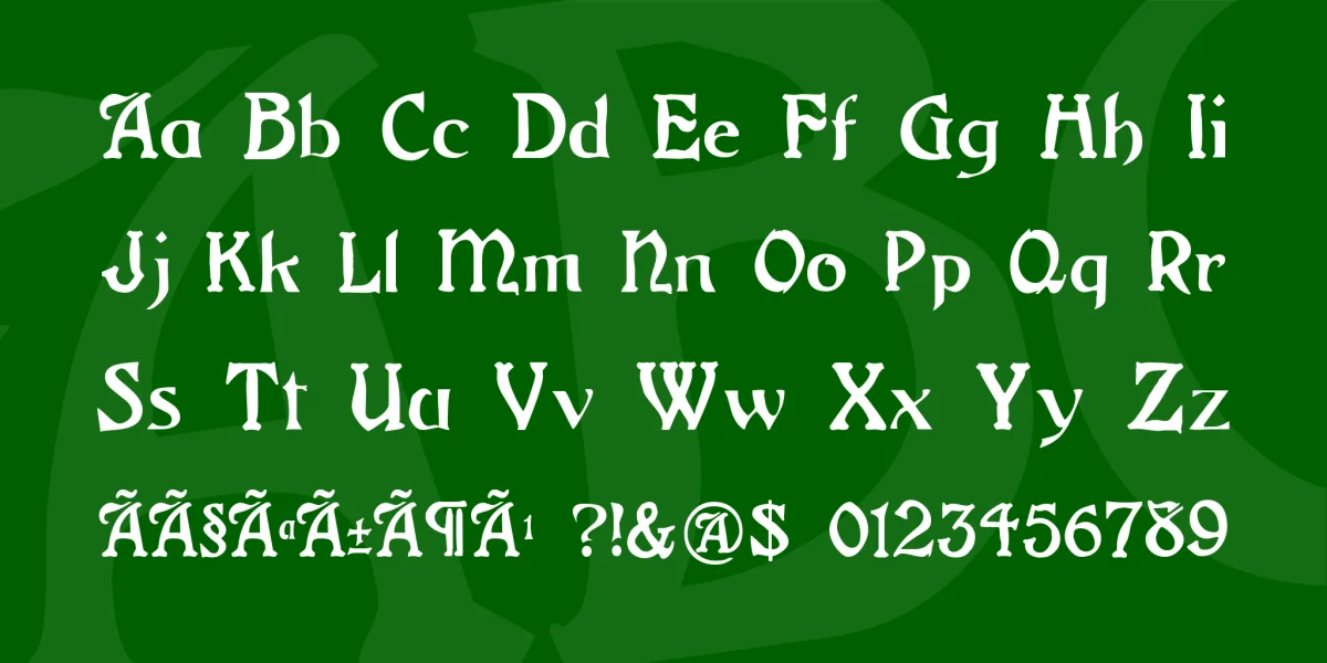 Grange Font Family preview 4