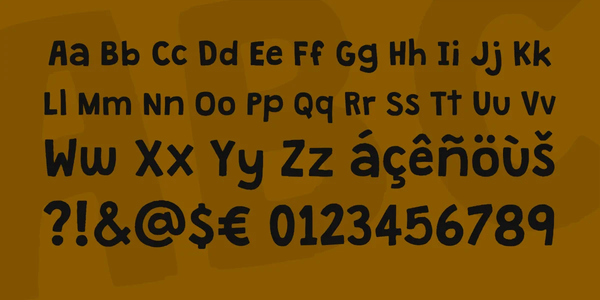 Granstander Clean Font preview 4