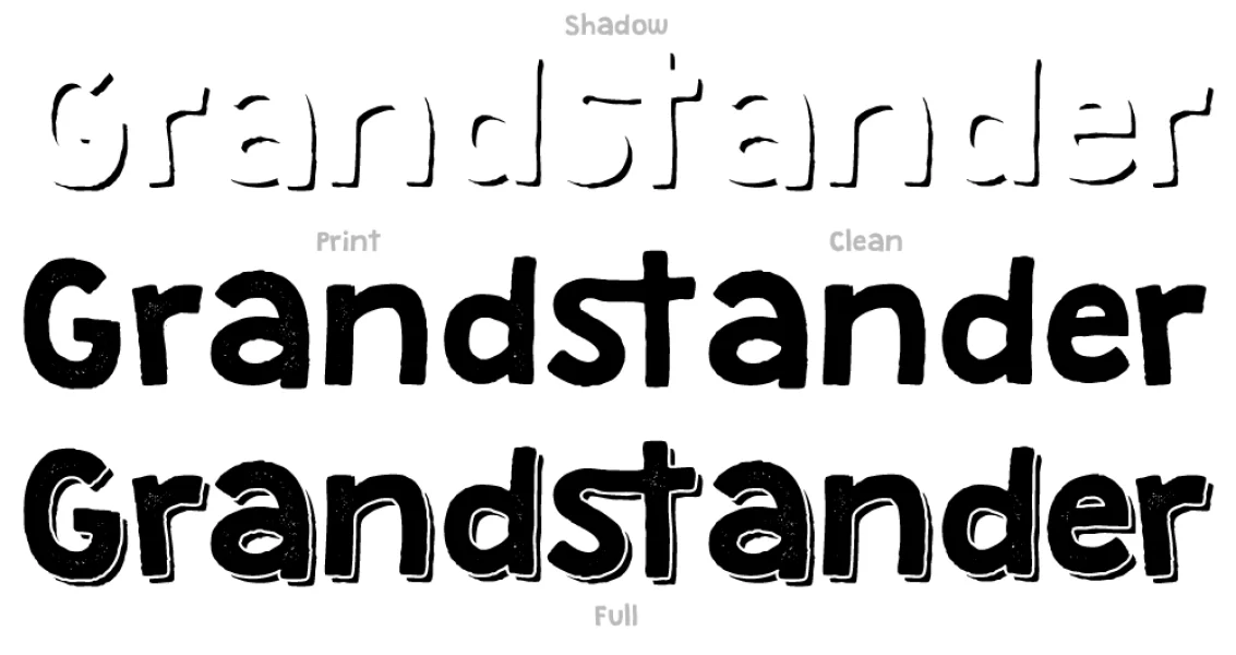 Granstander Clean Font preview 7