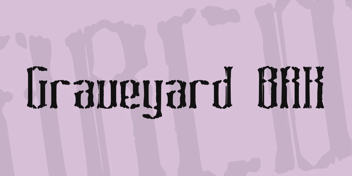 Graveyard BRK Font