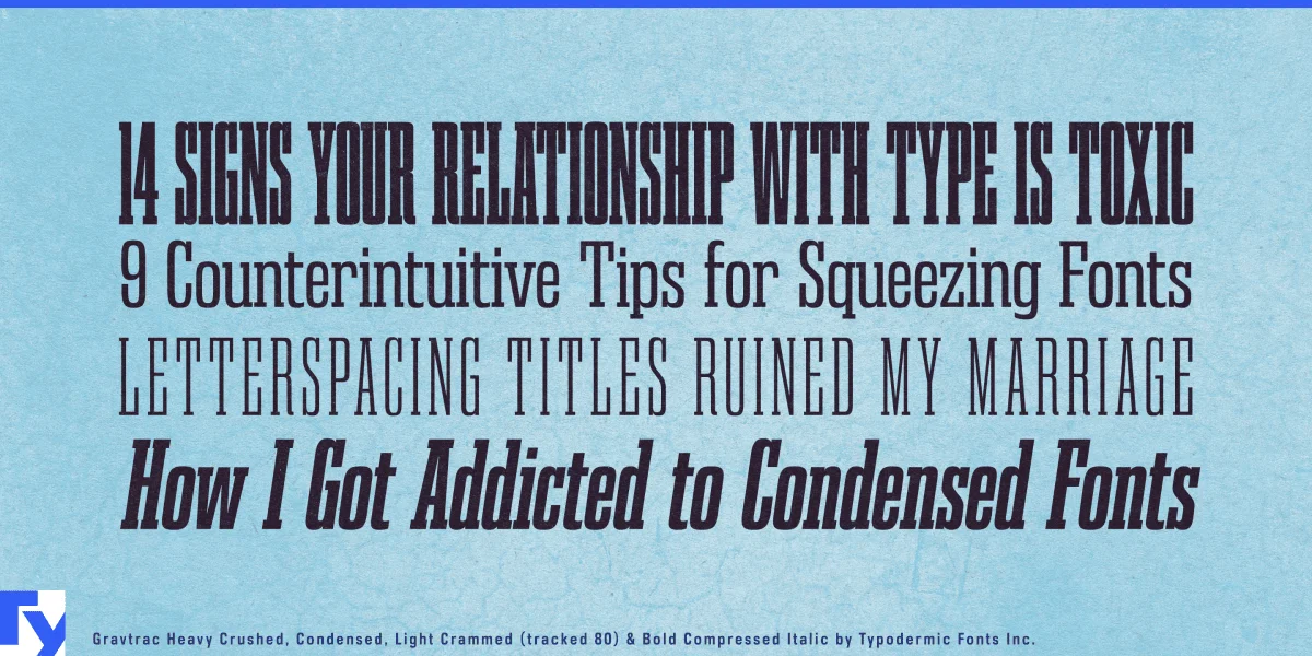 Gravtrac Font preview 2