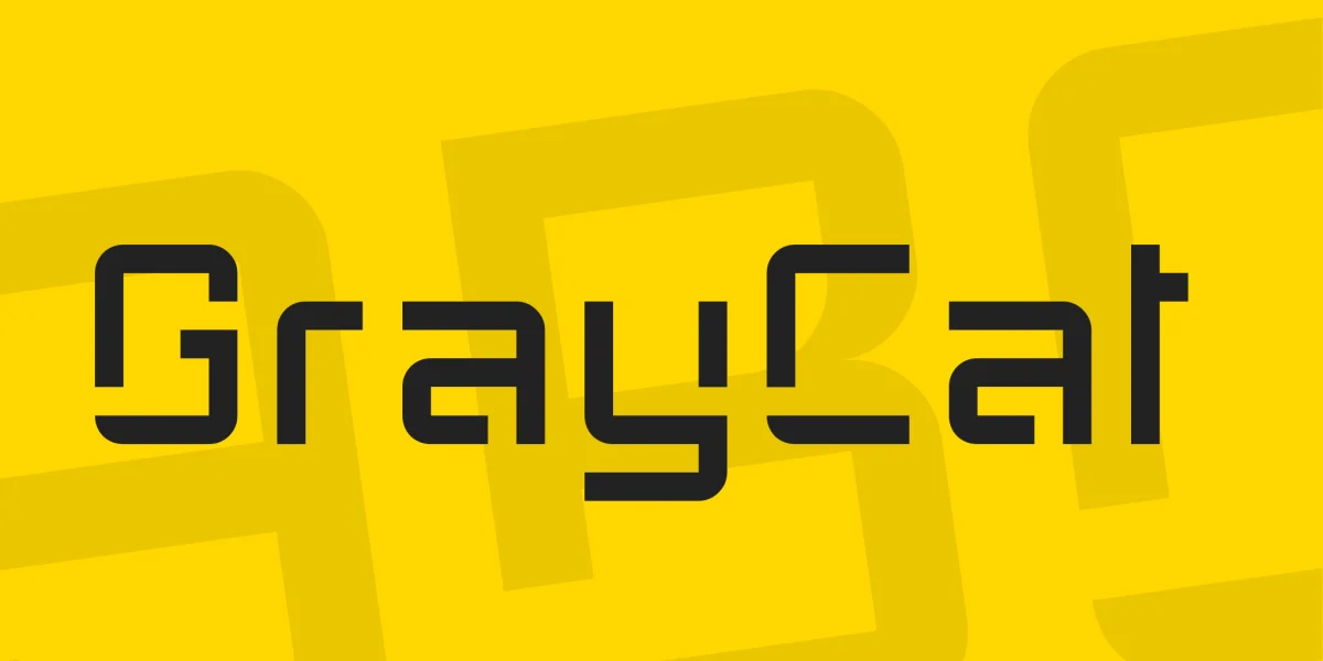GrayCat Font preview 2