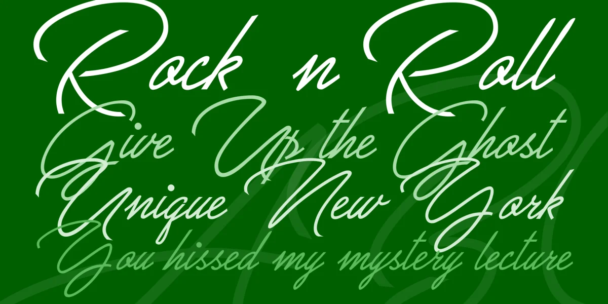 Great Day Personal Use Font preview 2