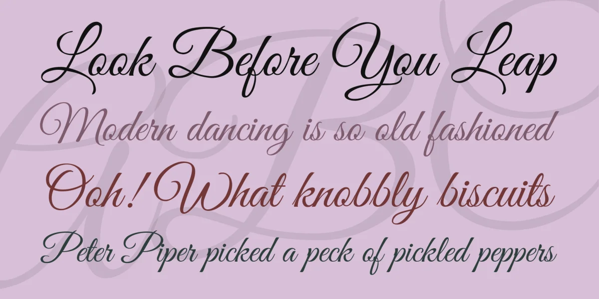 Great Vibes Font preview 2