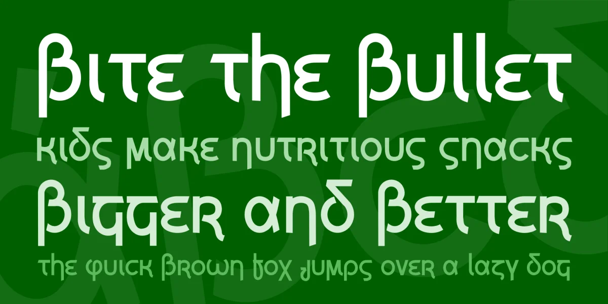 Grecian Formula Font preview 3