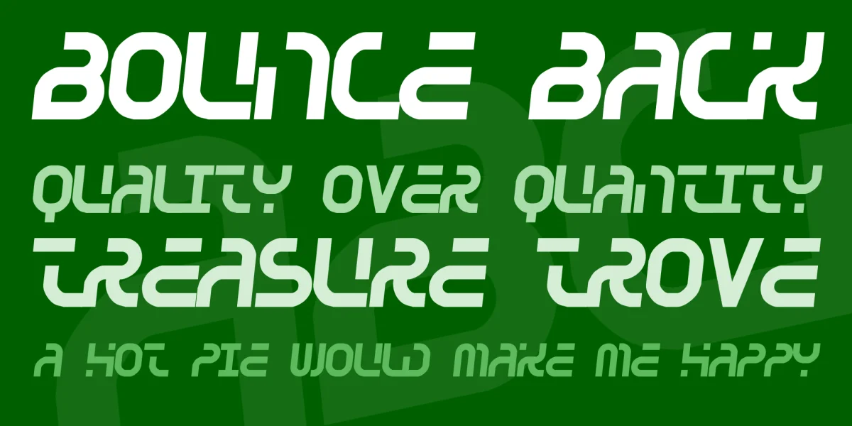 Greenhouse gas Font preview 2