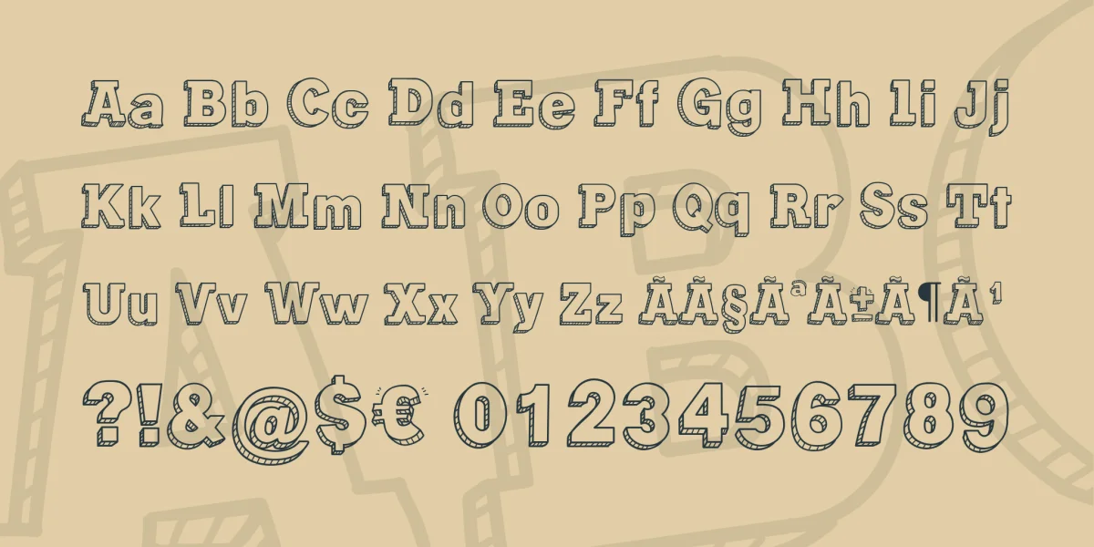 Gregory Packaging Font preview 3