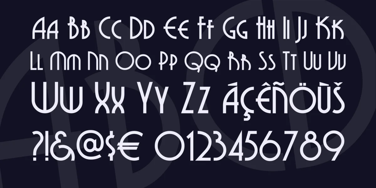 Grenadier NF Font preview 4