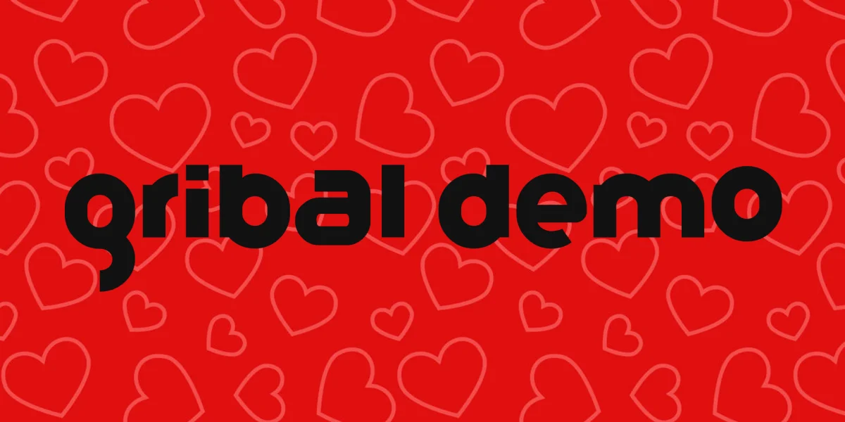 Gribal Demo Font Family preview 2