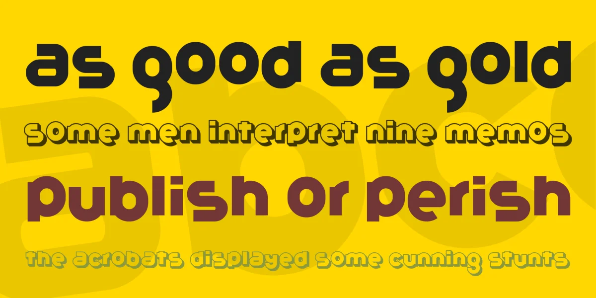 Gribal Demo Font Family preview 4