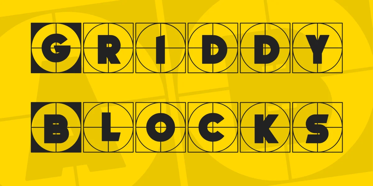 Griddy Blocks Font