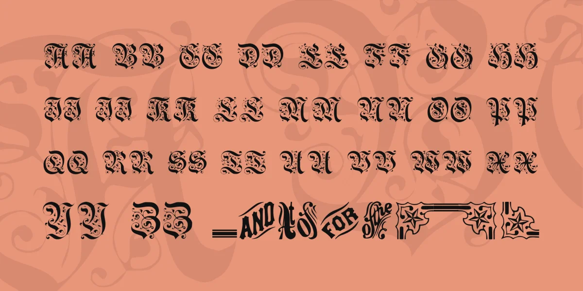GriffinTwo Font preview 3