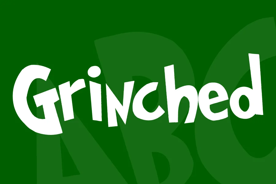 Grinched Font