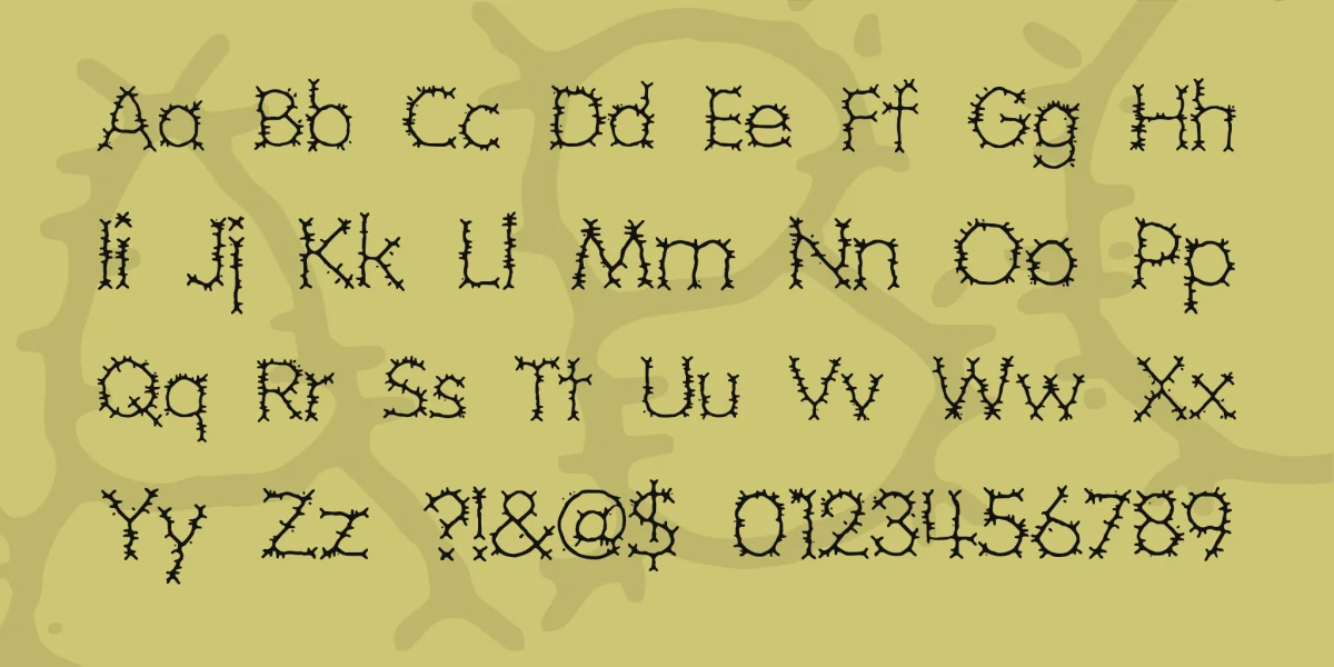 Grotesque BRK Font preview 2