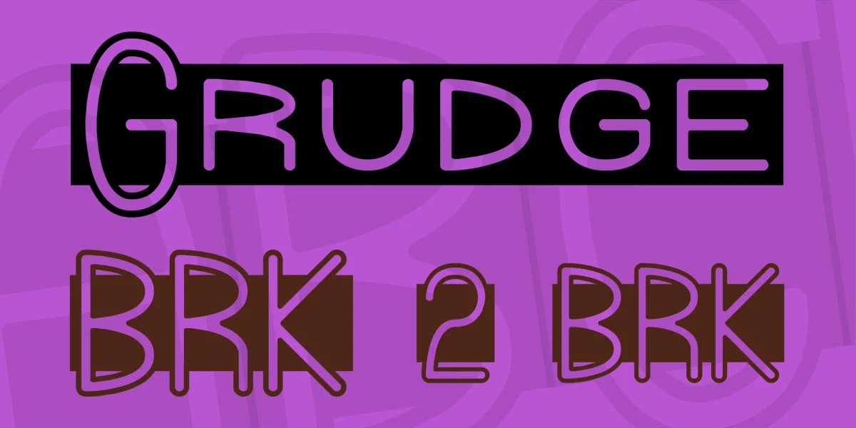Grudge Font Family