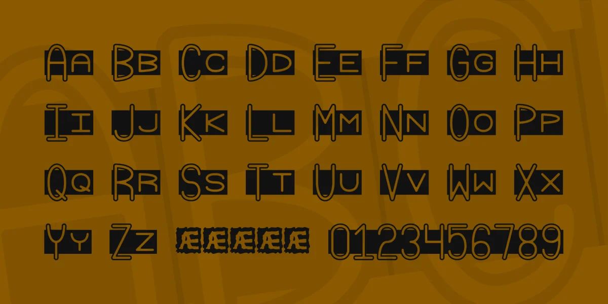 Grudge Font Family preview 2