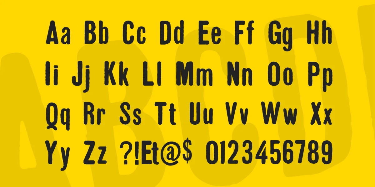 Gruen Lemonograf Font preview 4