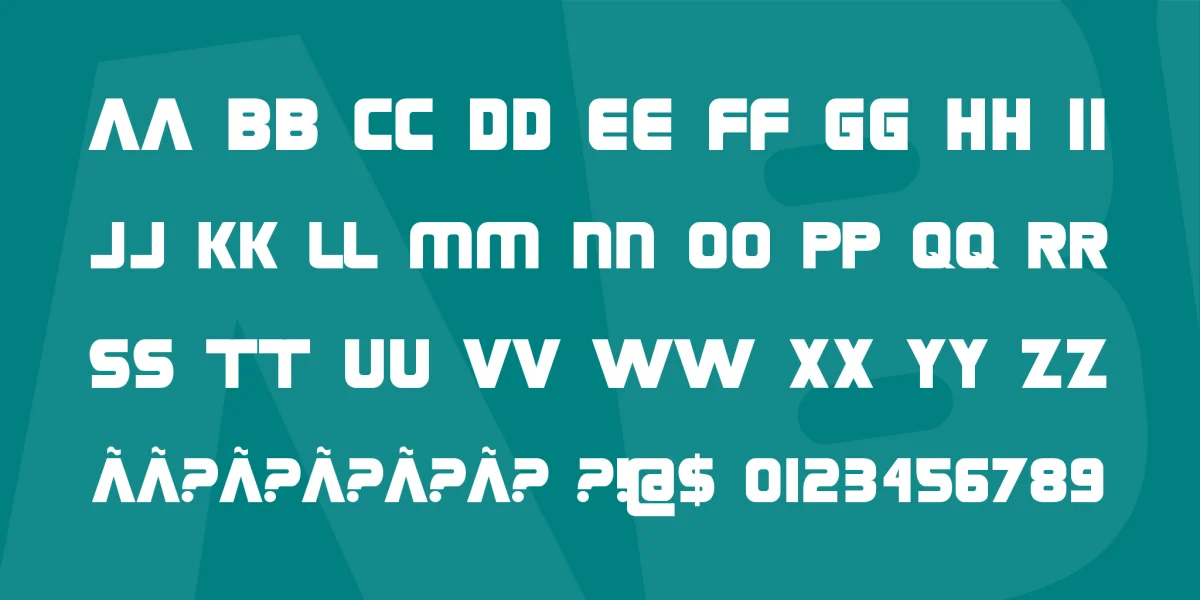 Grungerocker Font preview 2