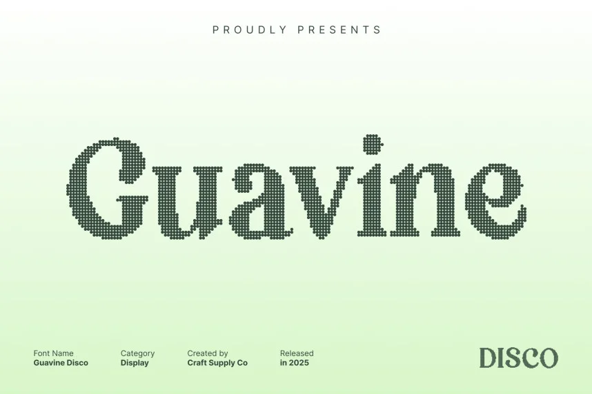 Guavine Disco Font