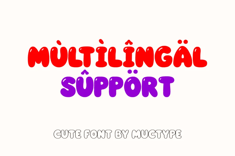 Guby Bambam Font preview 7