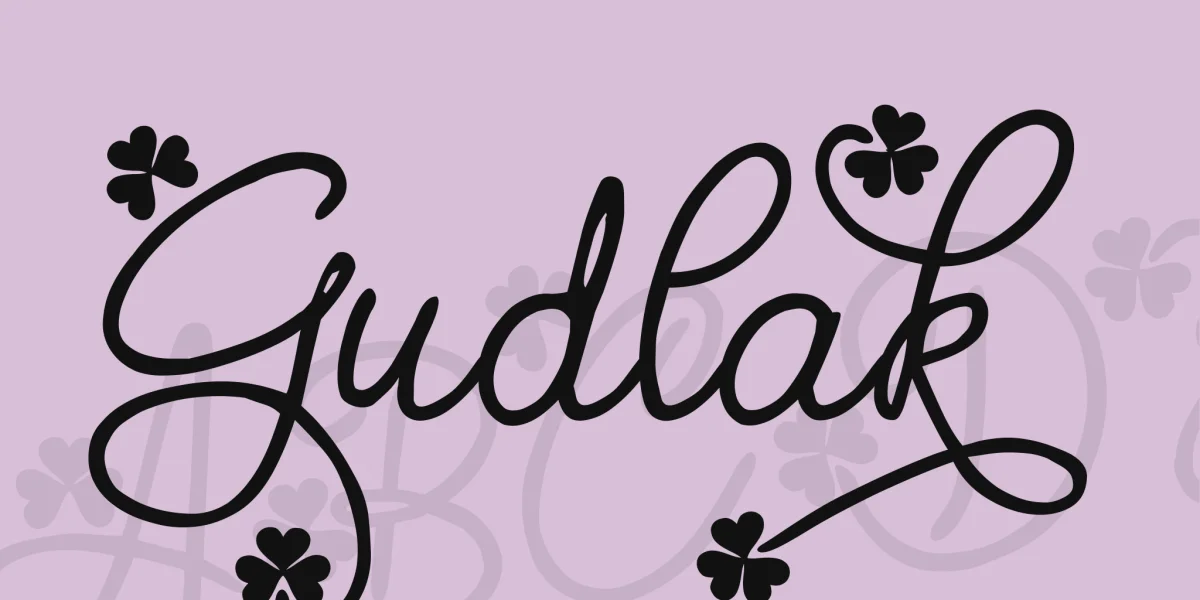 Gudlak Font preview 7
