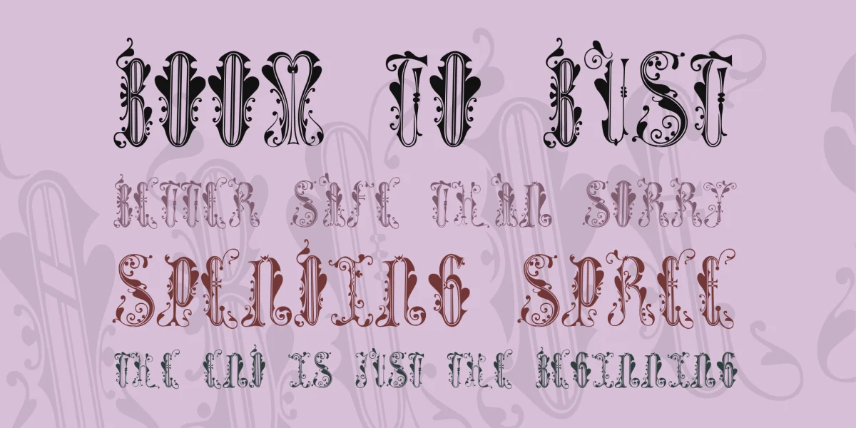 GuinevereCaps Font preview 2