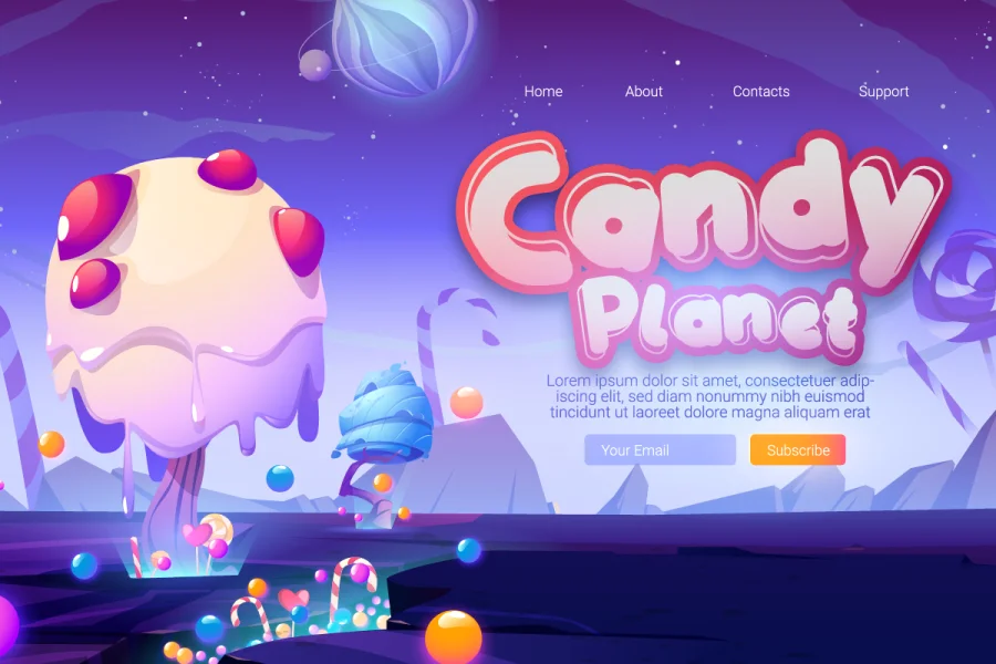 Gummy Candy Demo Font preview 3