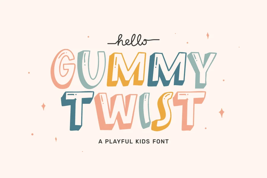 Gummy Twist Font
